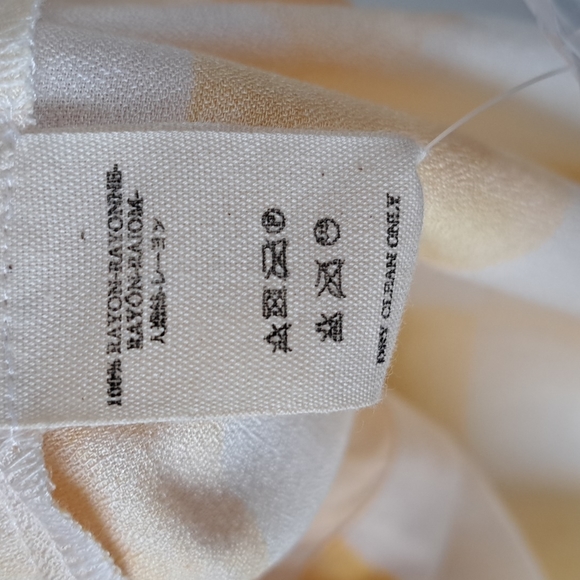 Jen's Pirate Booty Ocean Front Kapalua Short Sleeve Gold Check Shirt SZ M - Picture 9 of 13